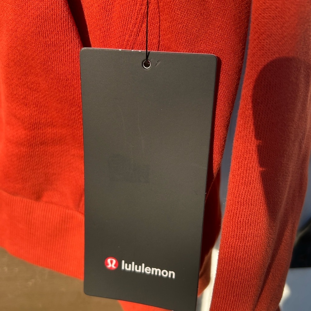 Lululemon Steady State Pullover Hoodie ATRU Autumn Rust NWT Size L Unisex Fall - Picture 5 of 17